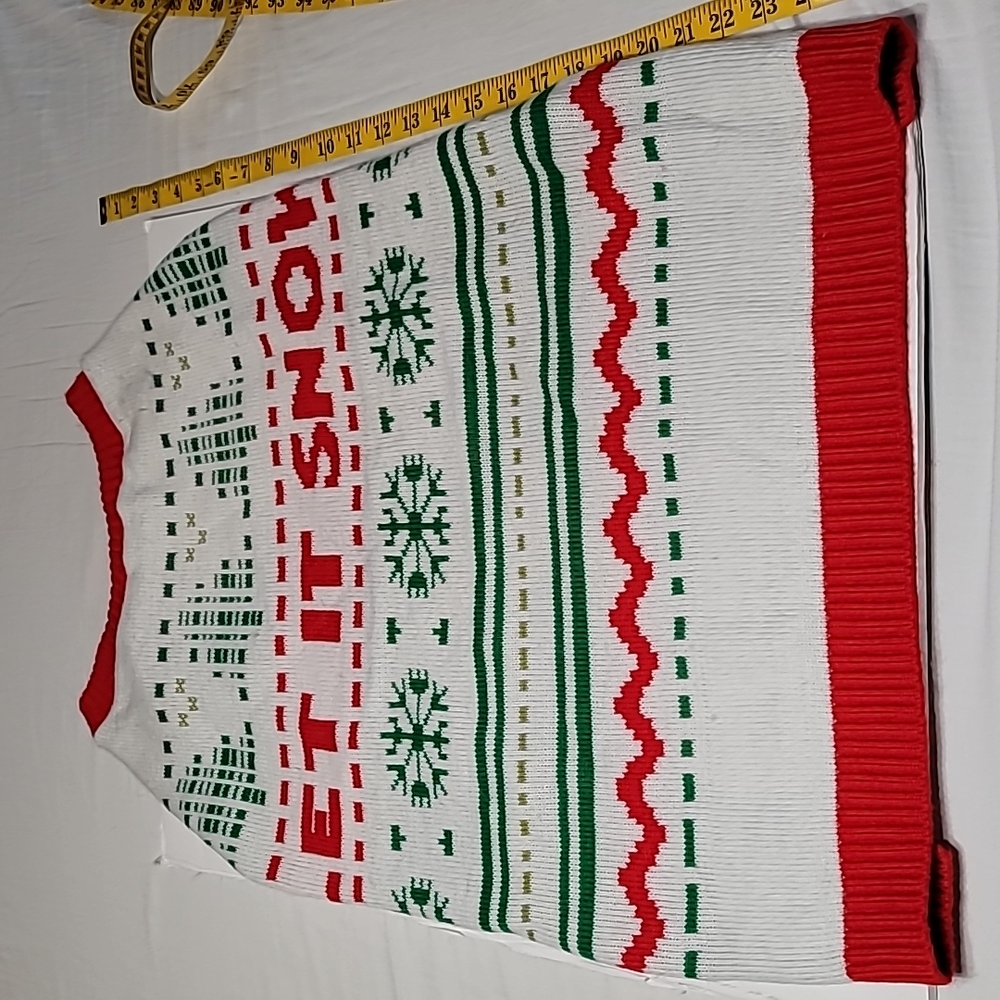Dog Sweater‎ 🐕 Giant Breed  Let It Snow ❄️ PRELOVED